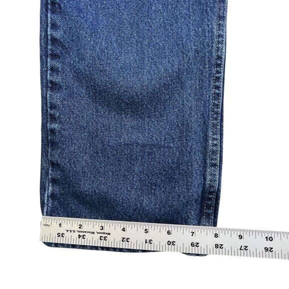 Wrangler Jeans Men’s 38x30 Regular Fit Straight Leg Blue Denim Workwear Western - Picture 11 of 11